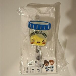Urine in Good Hands Badge Holder